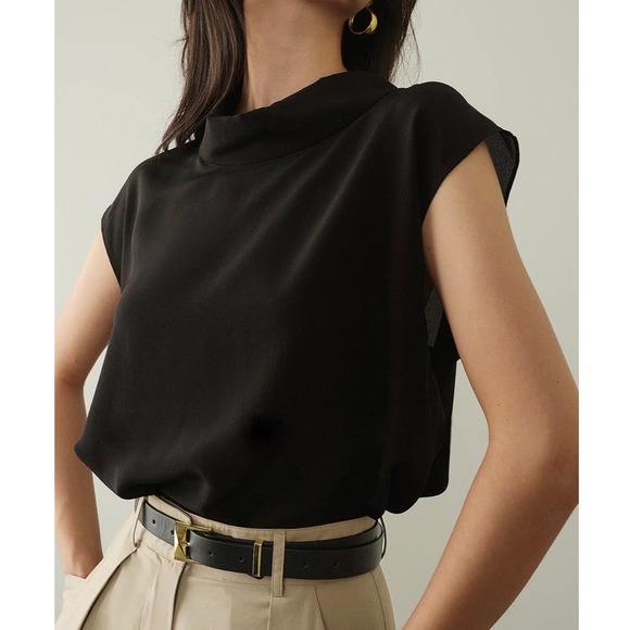 NWT Commense Cap Sleeve Shirt - Picture 1 of 12